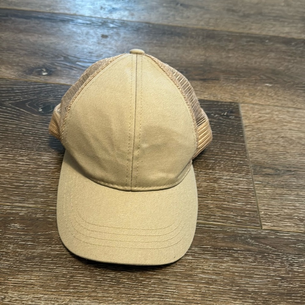 C.C Ball cap with pony tail hole